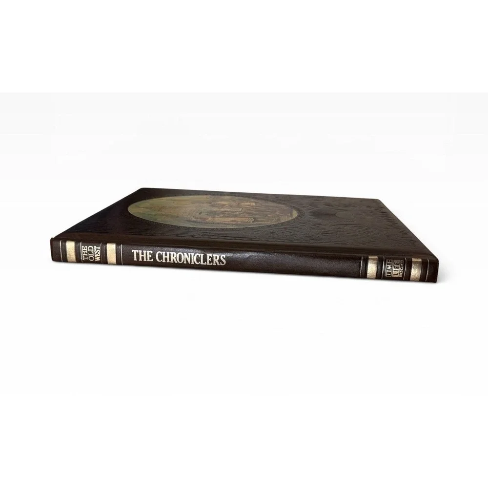 Vtg The Chronicles Old West Series Time Life‎ Books Leather Bound Hardcover 1976